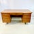 Mid-Century Modern Boho Chic Striped Cedar Top Executive Desk For Sale - Image 4 of 17