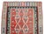 Textile Vintage Handwoven Turkish Oushak Kilim Flat Weave Rug Boho Farmhouse Decor - 4′5″ × 7′8″ For Sale - Image 7 of 14