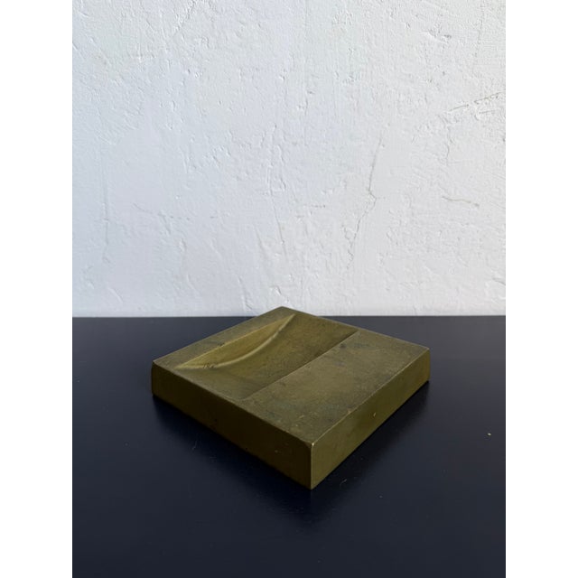 1980s Brazilian Modern Bronze Ashtray by Eveli Przepiorka, 1980s For Sale - Image 5 of 13