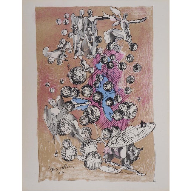 Jacques Villon, Mondes, Lithograph For Sale - Image 7 of 7