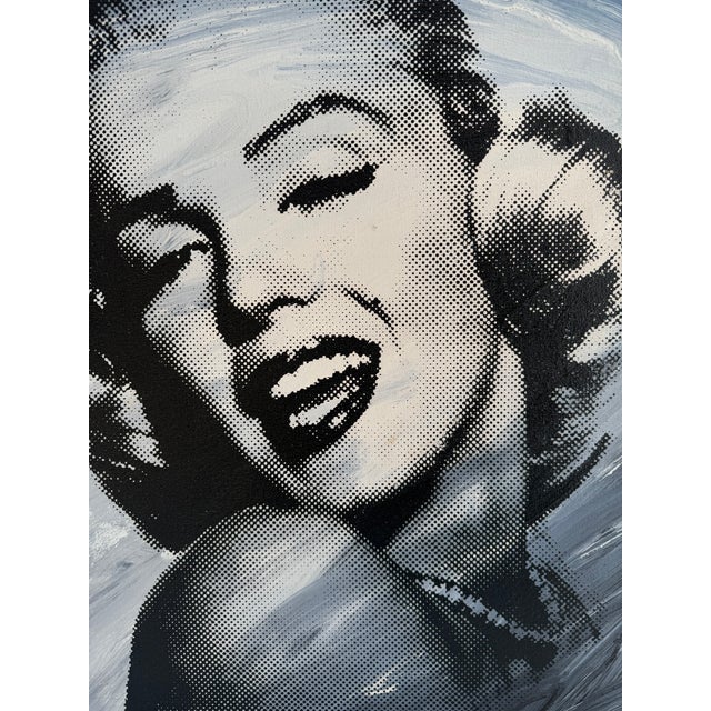 Original John Stango Painting of Marilyn Monroe, Framed For Sale - Image 14 of 16