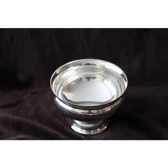Contemporary Silver Rose Bowl or Vase, 1950s For Sale - Image 3 of 9