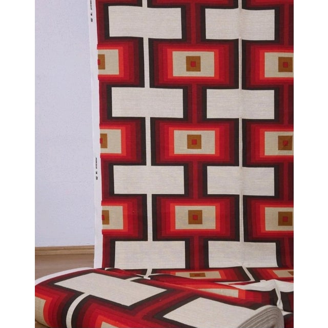 Mid-Century Modern Mid-Century Modern German Fabric Bale for Curtains, 1970s For Sale - Image 3 of 6