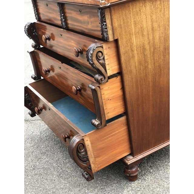 Victorian Chest of Drawers in Mahogany For Sale - Image 5 of 10