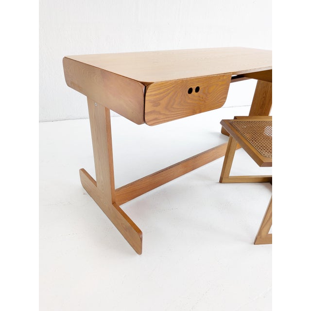 Mid-Century Modern Mid-Century Modern Desk and Chair by Derk Jan De Vries, 1970s, Set of 2 For Sale - Image 3 of 16