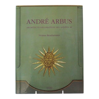 1996 1st Ed Andre Arbus Book 40 Years Architecte-Decorateur French Edition For Sale