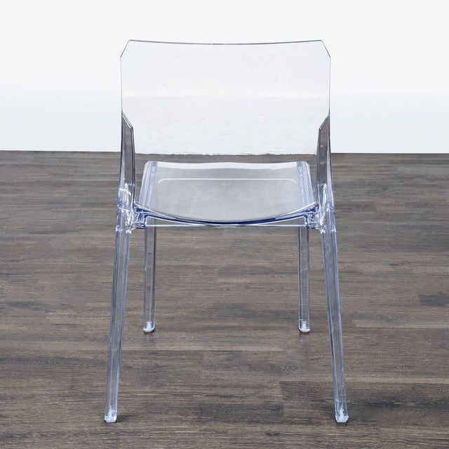 2020s Cb2 Bolla Clear Acrylic Dining Chair For Sale - Image 5 of 8