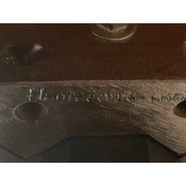 1960s Henredon Georgian Style Carved Mahogany Extension Dining Table W/ 2 Leaves – Signed For Sale - Image 12 of 12