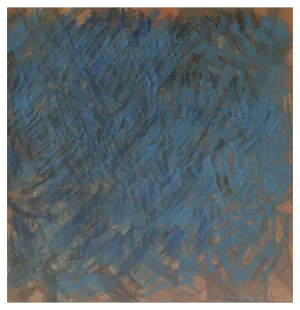 Lison Favarger, Composition, 1992, Pastel on Paper, Framed