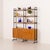 Scandinavian vintage freestanding wall unit from the 1970s. Designed as a modular and architectural storage solution, this...