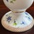 Ceramic Vintage Porcelain Trumpet Vase W/ Blue Bellflower Motif For Sale - Image 7 of 18