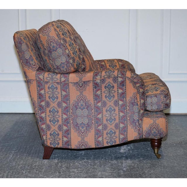 Multiyork Countryhouse Removable Fabric Lounge Armchair in the style of Howard Arm For Sale - Image 13 of 18
