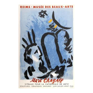 Moses, Vitraux De La Cathédrale De Metz, Marc Chagall