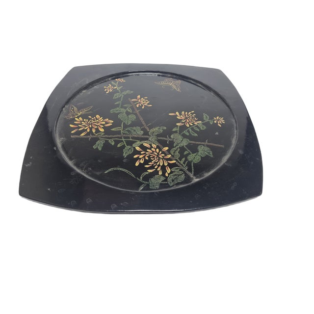 Japanese Lacquerware Tray, 1950s For Sale - Image 6 of 18