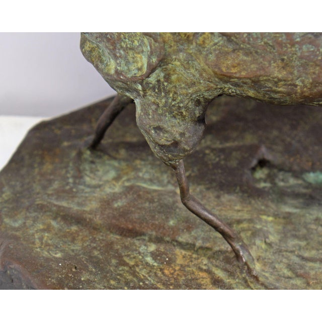 Metal 1992 Limited Edition Abstract Sculpture Signed by ShanZuo and DaHuang Zhou For Sale - Image 7 of 9