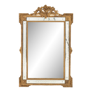 Early 20th Century French Louis XV Style Parclose Mirror
