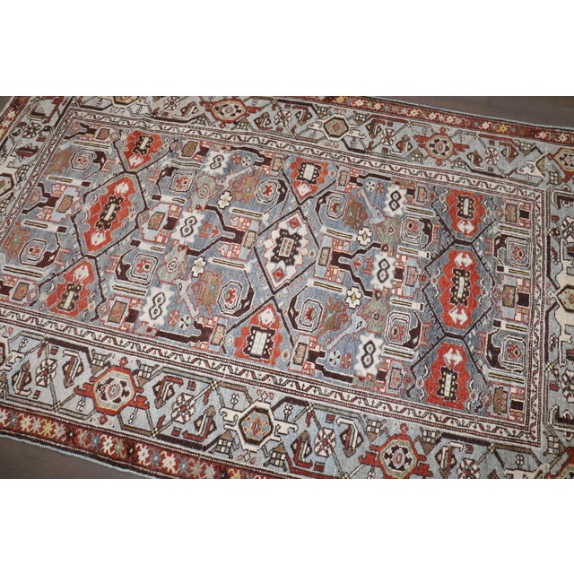Antique Persian Malayer, 4'5'' X 6'11'' For Sale - Image 4 of 11