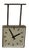 Vintage Double Sided Square Train Station Clock from Pragotron For Sale
