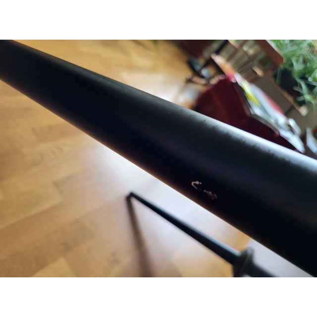 Mid-Century Modern 1980s Vintage Glass Kidney Shaped Coffee Table For Sale - Image 3 of 5