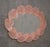 Mid-Century Italian Oval Pink Murano Glass and Brass Wall Mirror, 2000s For Sale - Image 10 of 10