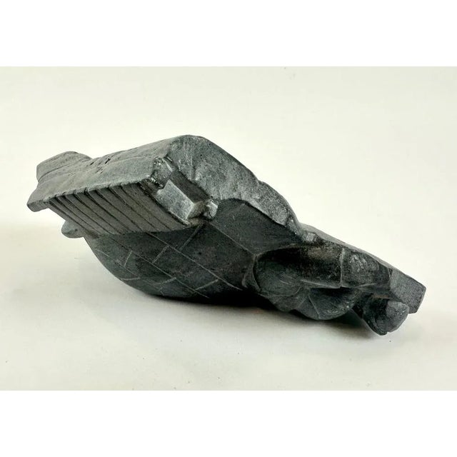 Stone Canadian Inuit Woman Sculpture by Ann Markossie for Eskimo Art, 1970s For Sale - Image 7 of 10