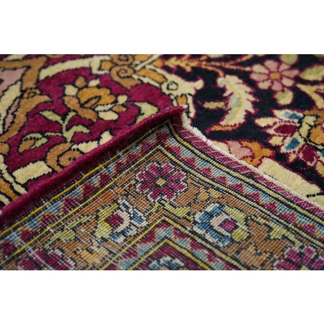 Textile Antique Tehran Rug 4'8'' x 7'4'' For Sale - Image 7 of 9