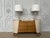 Mid-Century Modern Pair of Rock Crystal Table Lamps with Giltwood Bases, Italy, 1970s For Sale - Image 3 of 4