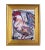 2020s Expressionism Chicken Rooster Portrait Oil Painting by Listed Artist “Corbellic” Displayed in an Antiqued Gold Wood Frame For Sale - Image 5 of 7