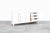 Vintage Hollywood Regency White Lacquer and Brass Credenza, 1950s For Sale In Los Angeles - Image 6 of 12