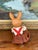 1970s Vintage Hand-Carved Wooden Rabbit Doll With Articulated Limbs and Handmade Clothing. For Sale - Image 5 of 10