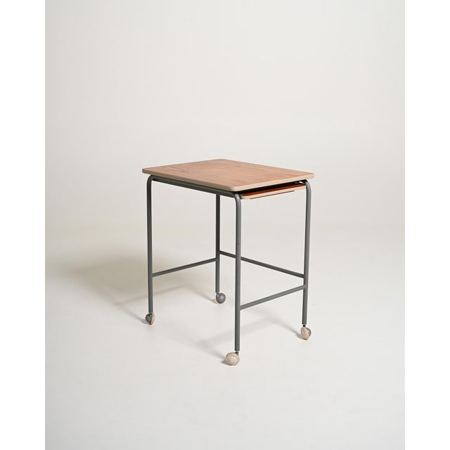 Vintage Swedish Coffee Table with Pull-Out Top, 1960s For Sale - Image 4 of 10
