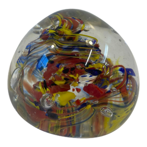 Vintage Art Glass Paperweight