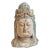 Antique Asian Stone Carved Quan Yin Bust For Sale