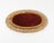 Brown Mid-Century Rattan and Bamboo Oval Wall Mirror from Franco Albini, Italy, 1960s For Sale - Image 8 of 9