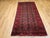 Vintage Turkmen Area Rug, Hand-Knotted Wool, Allover Geometric Pattern, Pistachio Green & Red, 4x8 For Sale - Image 4 of 18