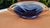 1970s Glass Cobalt Boat Plate by František Špinar for Skrdlovice, 1970s For Sale - Image 5 of 6