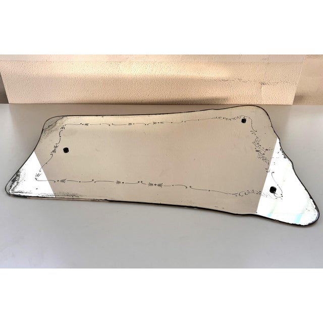 Vintage Italian Wall Mirror with Decorations, 1950s For Sale - Image 4 of 17