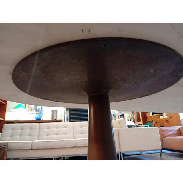1950s Vintage Model 302 Table with Marble Top by Angelo Mangiarotti for Bernini, 1950s For Sale - Image 5 of 10