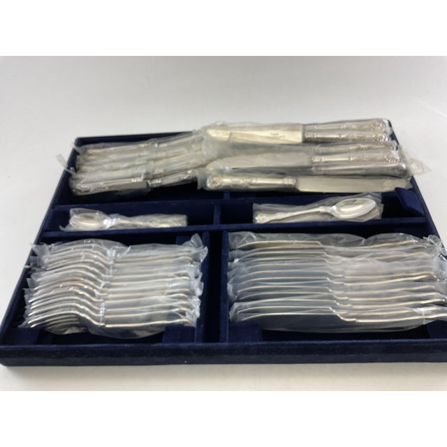 1970s Complete European Cutlery Set for 12, Including Fish Eaters & Serving Pieces 129 Pieces. For Sale - Image 14 of 14