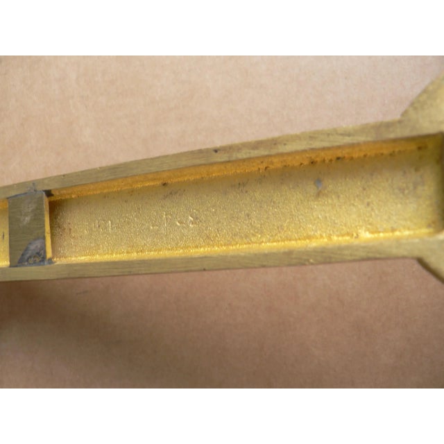 Gilt Bronze Wall Sconces by Henry Petitot for Atelier Petitot, 1950s, Set of 2 For Sale - Image 16 of 18