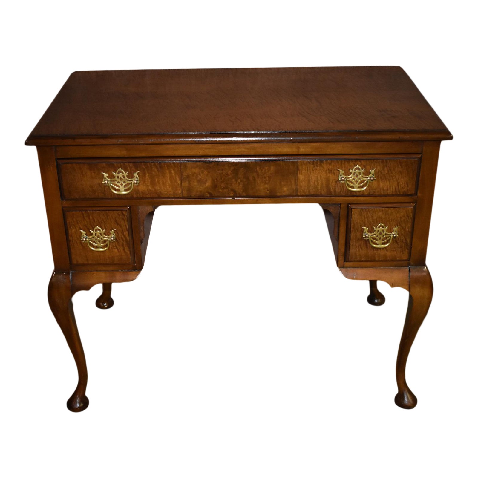 Antique Johnson's Furniture Queen Anne Style Lowboy Chairish