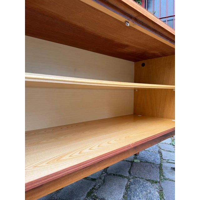 Brown Small Sideboard with Lock, Denmark For Sale - Image 8 of 11