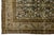 Olive 19th Century Antique Mahal Wool Rug With Charcoal Field & Olive Floral Motifs For Sale - Image 8 of 9