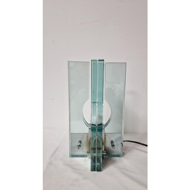 Glass Table Lamp attributed to Giorgio Reggiori for Gallotti & Radice, 1960s For Sale - Image 6 of 14