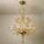 Large Venetian Chandelier in Gilded Murano Glass from Barovier, 1950s For Sale - Image 14 of 18