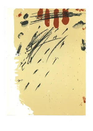 Antoni Tàpies, Composition, Lithograph, 1968