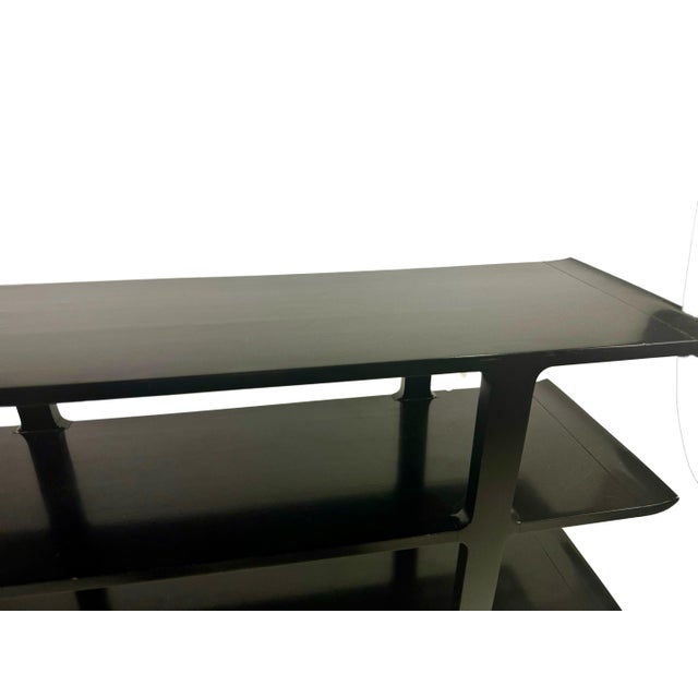 Mid-Century Modern Edward Wormley Free Standing Pagoda Bookcase For Sale - Image 3 of 5