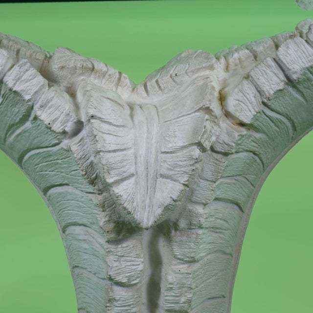 Late 20th Century Serge Roche Blonde Palm Console For Sale - Image 5 of 5