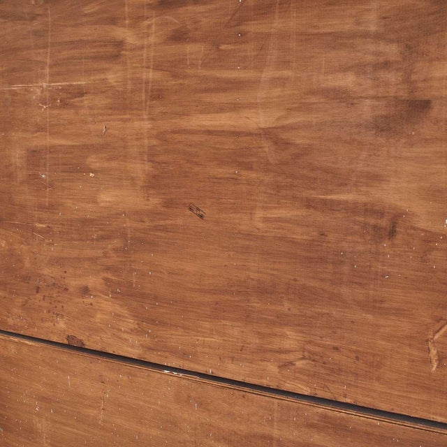 Brown Walnut & Glass Bookcase For Sale - Image 8 of 13