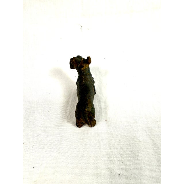 Vintage, Viennese, Bronze Scottie Dog For Sale - Image 4 of 6